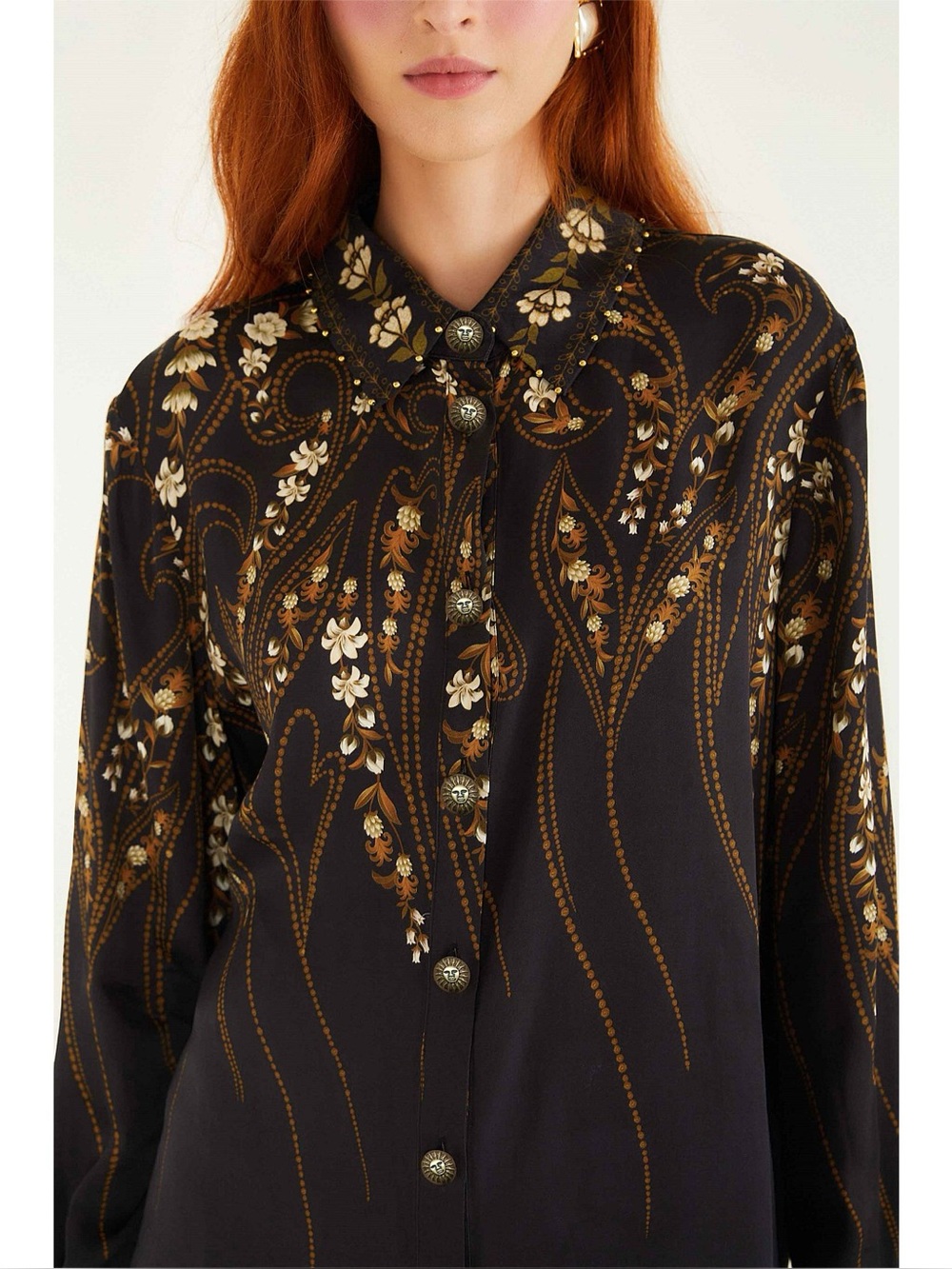 Farm Rio Garden Silhouette blouse